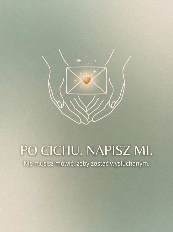 PO CICHU. NAPISZ MI. — rozmowa bez rozmowy