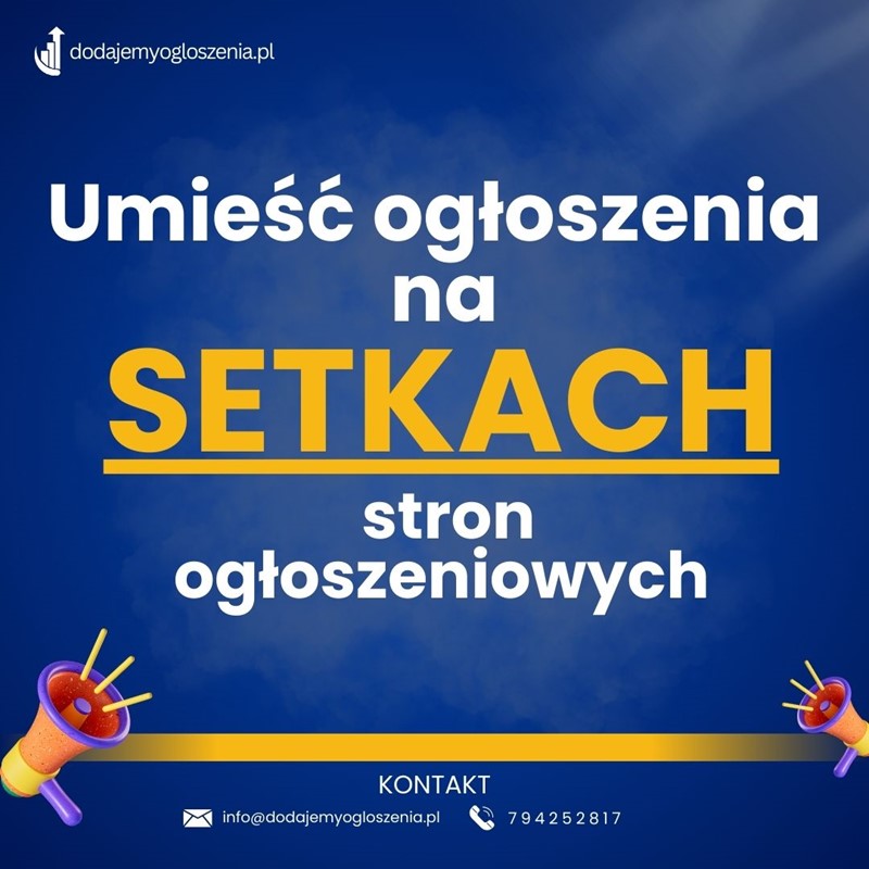 Dodaj oferty na setkach stron ogłoszeniowych 