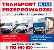 Przeprowadzki/Transport Warszawa 3.5/7.5T 