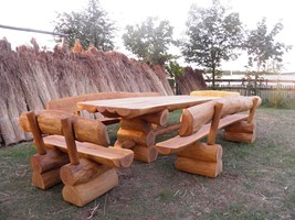 Meble ogrodowe,drewniane ,ławka,stół,hustawki dostawa